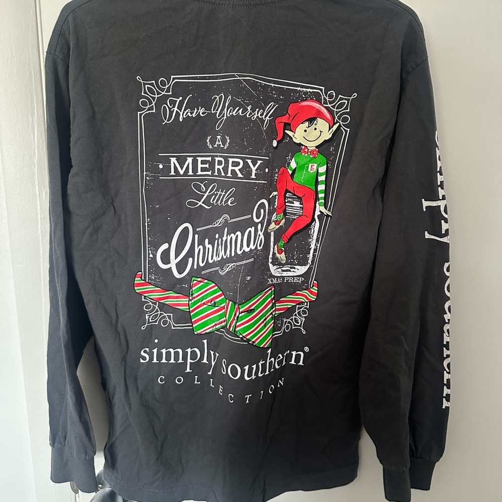 Simply Southern Christmas Elf Long Sleeve